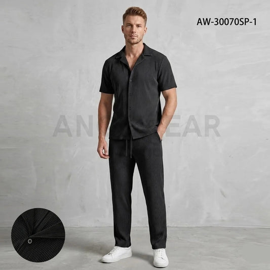 Completo Uomo Cardigan Corto + Pantaloni Coordinati